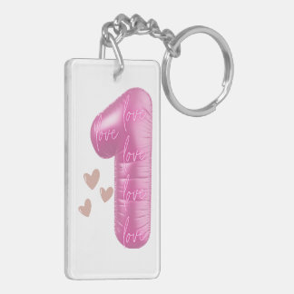 Porte-clés LONE LOVE – Unité, Paix & Vibes Positives