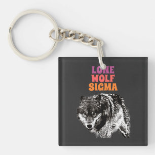 Porte-clés Lone Wolf Homme Sigma moderne minimaliste