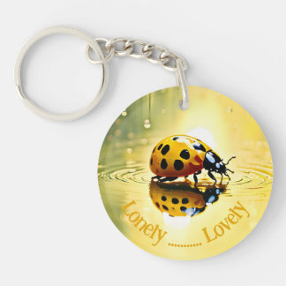 Porte-clés Lonely Lovely Porte - clé acrylique Ladybug