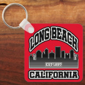 Porte-clés Long Beach, Californie (Recto)