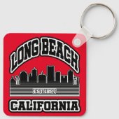 Porte-clés Long Beach, Californie (Dos)