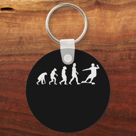 Porte-clés Longboard Downhill Evolution (Recto)