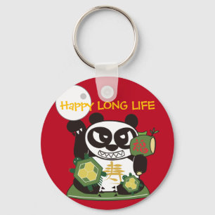 Porte-clés Longue vie Panda Dieu