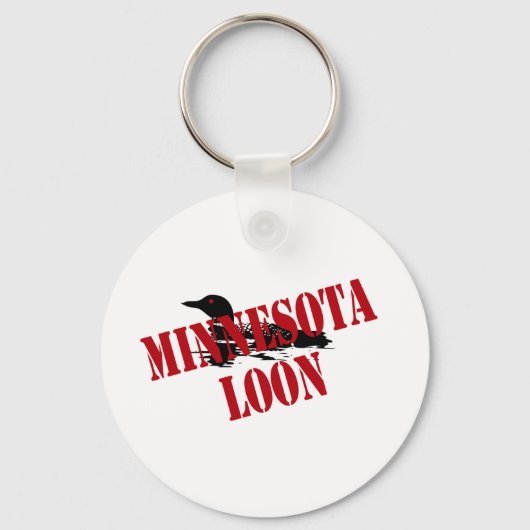 Porte-clés Loon du Minnesota (Recto)