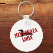 Porte-clés Loon du Minnesota (Recto)
