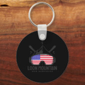 Porte-clés Loon Mountain New Hampshire Usa Ski Retro Skiing (Recto)