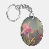 Porte-clés L'orchidée de Cattleya et trois colibris Heade (Devant gauche)