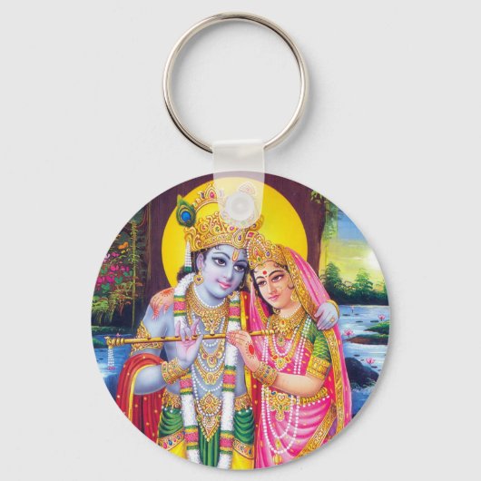 Porte-clés Lord Krishna & Radha (Recto)