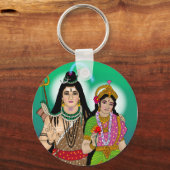 Porte-clés Lord Shiv Parvati Keychain (Recto)