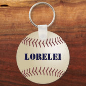 Porte-clés Lorelei Personalized Baseball Keychain - 369 (Recto)