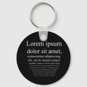 Porte-clés Lorem Ipsum (Recto)