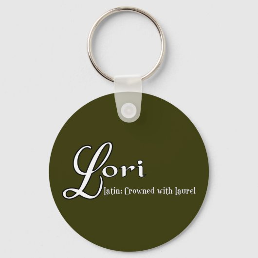 Porte-clés Lori Cadeaux de nom personnalisés (Recto)