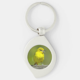 Porte-clés Loriole de verger - Photographie originale