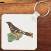 Porte-clés L'Oriole d'Or ou de Baltimore (Icterus galbula) (Verso)