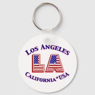 Porte-clés Los Angeles USA Patriotic Logo
