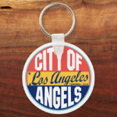 Porte-clés Los Angeles Vintage Label (Recto)