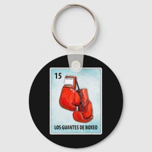 Porte-clés Los Guantes De Boxeo Mexicain Gants De Boxe Cartes
