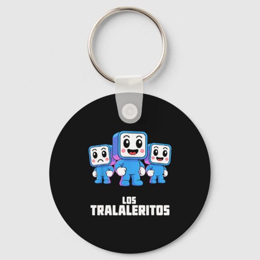 Porte-clés Los Tralaleritos - Funny Italian Brainrot Cringe K (Recto)