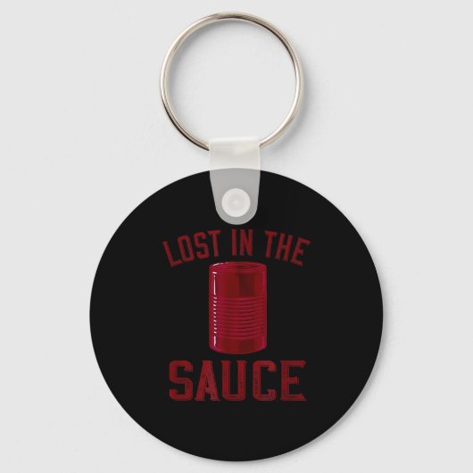 Porte-clés Lost In The Sauce Funny Cranberry Sauce Thanksgivi (Recto)