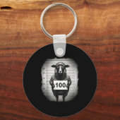 Porte-clés Lost Sheep And Found Wanted Mugshot Christian Men (Recto)