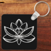 Porte-clés Lotus d'argent (Verso)