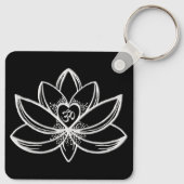 Porte-clés Lotus d'argent (Dos)