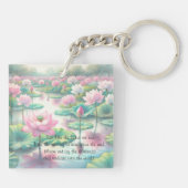 Porte-clés Lotus Flowers & Citation (Dos)