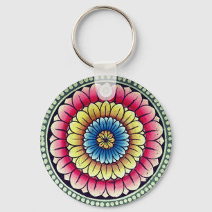 Porte-clés Lotus Mandala