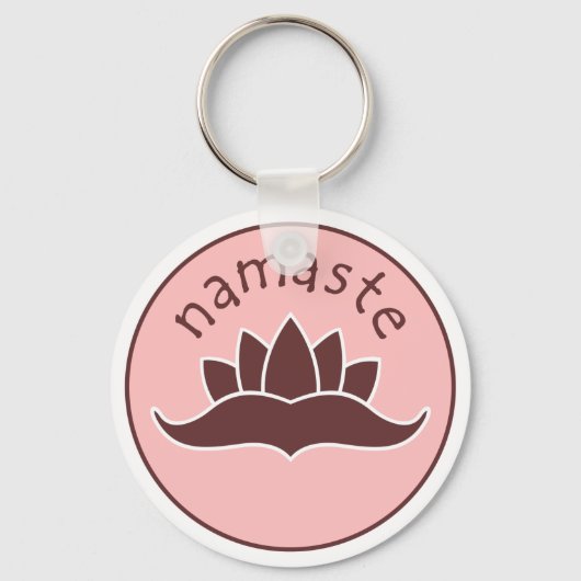 Porte-clés Lotus Namaste (Recto)