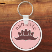 Porte-clés Lotus Namaste (Recto)