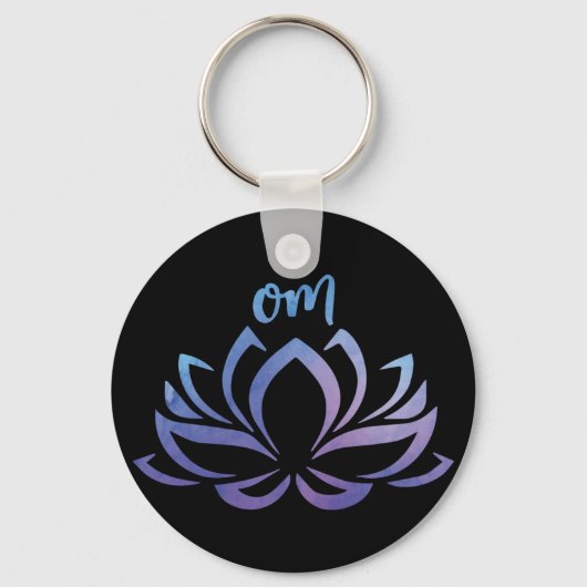 Porte-clés Lotus Om Purple Porte - clé (Recto)