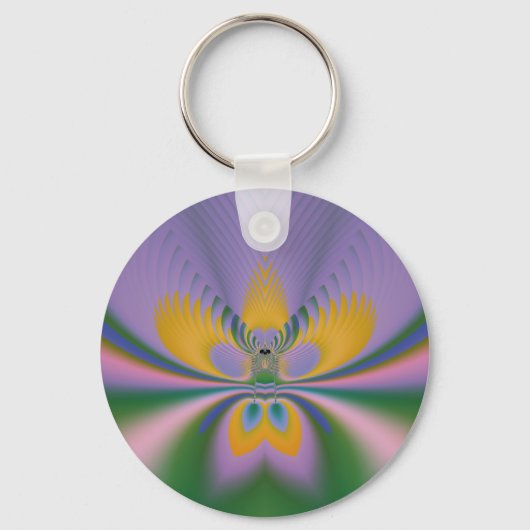 Porte-clés Lotus Pourpre (Recto)