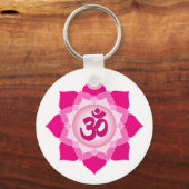 Porte-clés Lotus rose (Recto)