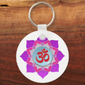 Porte-clés Lotus rose (Recto)