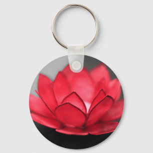 Porte-clés Lotus rouge
