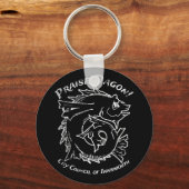 Porte-clés Louange Dagon Innsmouth Lovecraft Poisson Horreur (Recto)