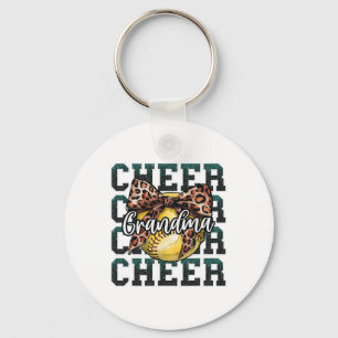 Porte-clés Loud Fière Sport Softll Cheer Grand-Mère Léopard A