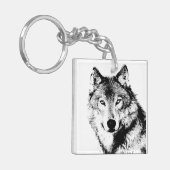 Porte-clés Loup (Devant gauche)