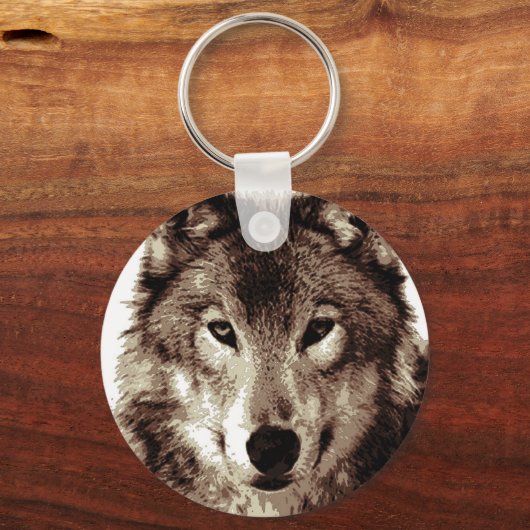 Porte-clés Loup (Recto)