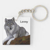 Porte-clés Loup (Dos)