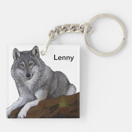 Porte-clés Loup (Dos)