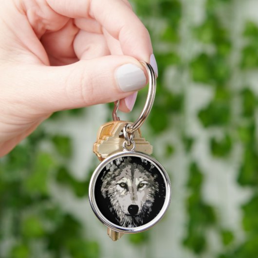 Porte-clés Loup (main)