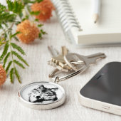 Porte-clés Loup (Côté)