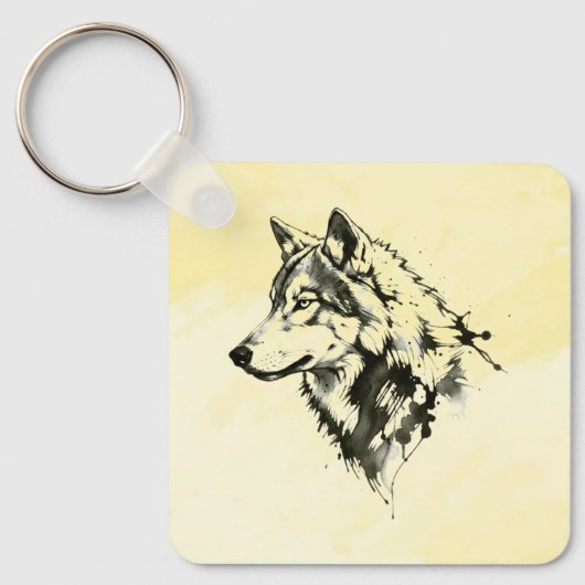 Porte-clés Loup (Recto)