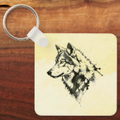 Porte-clés Loup (Recto)