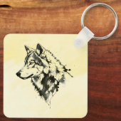 Porte-clés Loup (Verso)