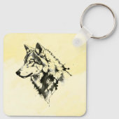 Porte-clés Loup (Dos)