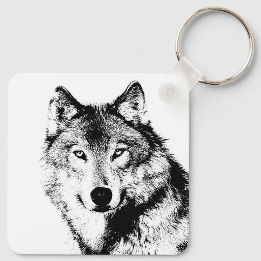 Porte-clés Loup (Dos)