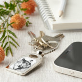 Porte-clés Loup (Côté )