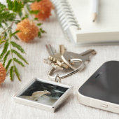 Porte-clés Loup blanc (Côté)